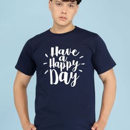 BRAWNY BATTLER Typography Printed Round-Neck Pure Cotton T-shirt-image-65