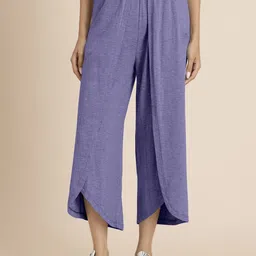 Moomaya Women Loose Fit High-Rise Trousers-image-24