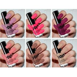 VOLO Set Of 6 Long Wear Nail Polish-5ml Each-Shade-VT-076-40