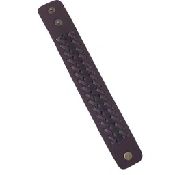 Anouk Men Leather Wraparound Bracelet-image-36