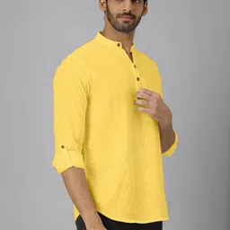 Fifth U Men Yellow Kurta-51