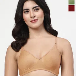 LILY Women Pack of 3 Full Coverage Non-Wired and Non Padded Bra-picture-15