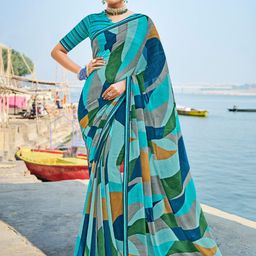 Laxmipati Poly Georgette Designer Saree-5