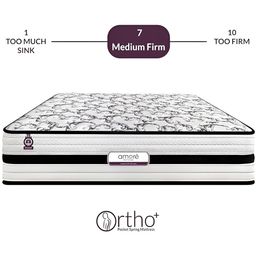 Amore Ortho Plus Black & White Quilted Zero Partner Disturbance Single Size Mattress image 4