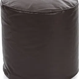 Large Size Ottoman, Leatherette Classic Poof Bean Bag Footstool With Bean Filling-picture-25