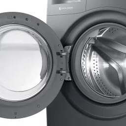 samsung 6.5 kg with Steam Fully Automatic Front Load with In-built Heater Grey image 4