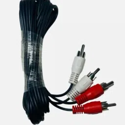 Nisinlife 2 RCA Male to 2 RCA Male Audio Cable, Nickel Plated 1.5 Mtr Antenna Amplifier-image-88