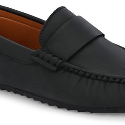 Killer Men’s Casual Loafers Black Faux Leather SlipOn Comfort Versatile Shoes Loafers For Men-picture-22