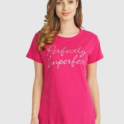 CHOZI Women Rose Typography Printed Short Sleeve T-shirt-picture-46