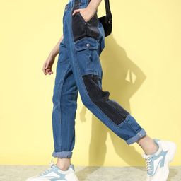 The Roadster Life Co. Women Pure Cotton Dusky blue Boyfriend Fit Upgraded denim Jeans-image-21