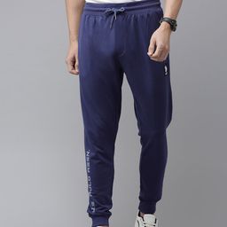 U.S. Polo Assn. Denim Co. Men Blue Printed Joggers-picture-19