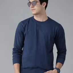 Park Avenue Round Neck Brand Logo Print Sweatshirt-picture-36