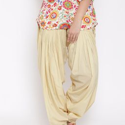 Aurelia Women Cream Coloured Patiala Pants-picture-9