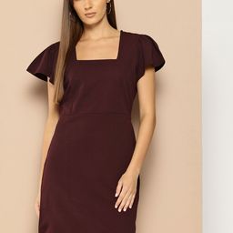 her by invictus Puff Sleeve Sheath Dress-image-23