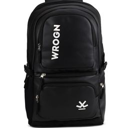 WROGN Brand Logo Backpack with Reflective Strip-4