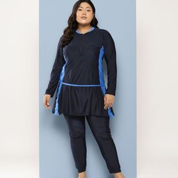 Aarika Plus Size Colourbloacked Full Coverage Swim Set-image-8