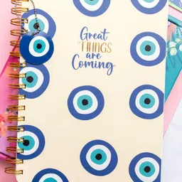 Doodle Blue and Pink Self Design Planner Stationery-image-52