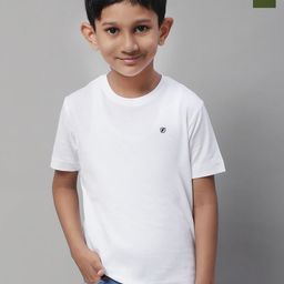 Friskers Boys White 2 Pockets T-shirt-image-5