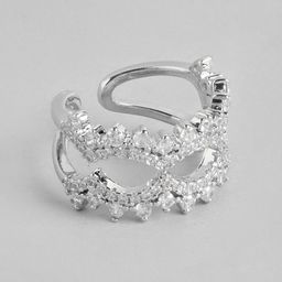 DressBerry Stone Studed Finger Ring-image-11