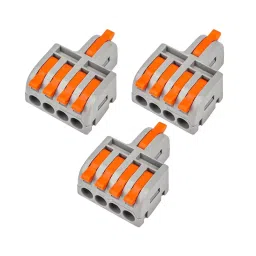 Amici Tools Fast Wire Clip Connector 1-to-4 Copper, Tin Plated 10 mm Strip length, 0310FBLZDLS (Pack of 3)-picture-16