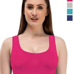 INDIROCKS Women Pack of 4 Full Coverage Non Padded Underwired Workout Bra-20