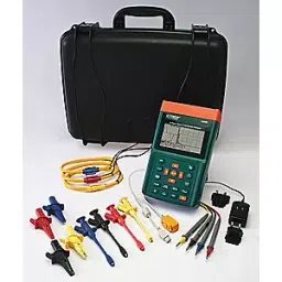 EXTECH Power and Harmonics Analyzer +/-0.5% + 30 Digits 9.99MW True RMS-20