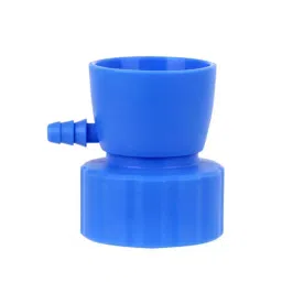 Borosil GL45 Filtraton Adapter Blue Plastic for 47 mm Filter Assembly, 5385S01-24
