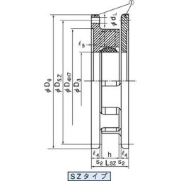 Mitsuboshi S Series SZ Type Chan Coupling Overall Length 63 mm, Max Torque 790 Nm, 4500 RPM, SZ170Al-G80-image-41
