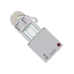 Anchor Rider 32A D.P. Main Switch Operating with Key Tag White 47232 image 2