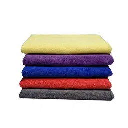 Unispun 40x40 cm 330 GSM Multicolor Microfiber Cloth Pack of 5 Pcs-image-16