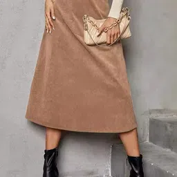 StyleCast x Revolte Women A-Line Midi Skirt-56