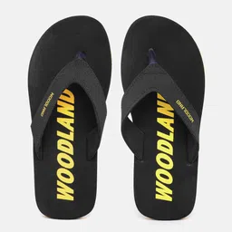 Woodland Men Brand Logo Printed Thong Flip-Flops-56