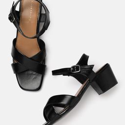 Allen Solly Open Toe Block Heels-16