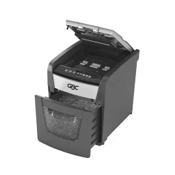 GBC 50 Sheets ShredMaster AUTO+ 50X Auto Feed Paper/Credit Card Cross Cut Shredder, 20L Bin image 3