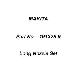 Makita Long Nozzle Set Suitable For AS001G, Part No 191X78-9-image-19