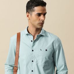 Mr Bowerbird Men Pure Cotton Tailored Fit Spread Collar Casual Shirt-image-33