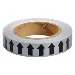 BRADY Pipe Marking Tape Gray & Black & 1 inch width 90 ft Roll, 5GXF3-image-86