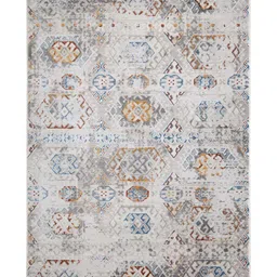 Sapana Carpet-Mats Grey Geometric No Shredding Polyester Carpet image 2