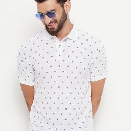 GET GOLF Men Printed Polo Collar T-shirt-image-57