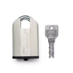 Godrej Herculoc Plus 70 mm Stainless Steel Electroplated Finish 4 Keys Padlock-11
