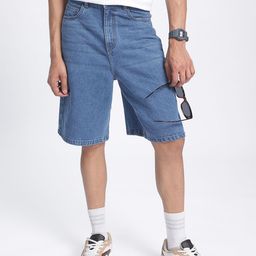 Kook N Keech Men Chill Classic High Rise Denim Shorts-image-53