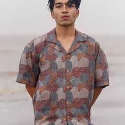 Big Bunny Men Custom Floral Opaque Casual Shirt-image-3