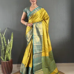 Panzora Woven Design Zari Regular Saree-image-69
