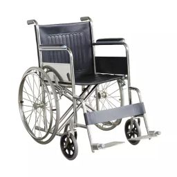ABCO SURGICOS Steel Manual Wheelchair with Fixed Armrest and Footrest, KY809-picture-19