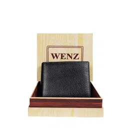 Wenz Men Leather Two Fold Wallet-26