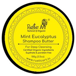 Rustic Art Mint Eucalyptus Shampoo Butter - 100 grams-image-27