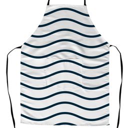 Right Gifting Satin Apron For Kids With Centre Pocket & Adjustable Waist/Painting/Cooking - White-picture-14