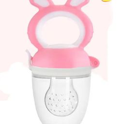 Joy Buzz Mickey Shape Silicone Food & Fruit Nibbler - Pink-12