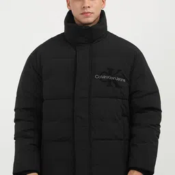 Calvin Klein Jeans Men Solid Windcheater Puffer Jacket-picture-55