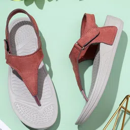 TRASE Women Open Toe Flats-79